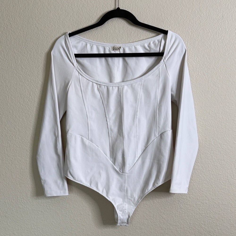 Intimately Free People white long sleeve body suit